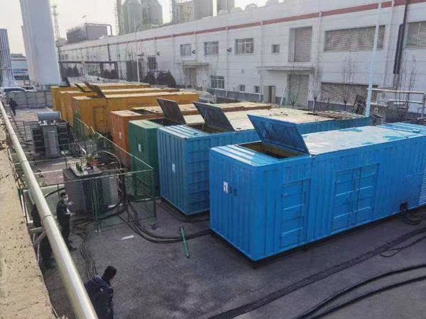 儋州柴油发电机出租案例展示